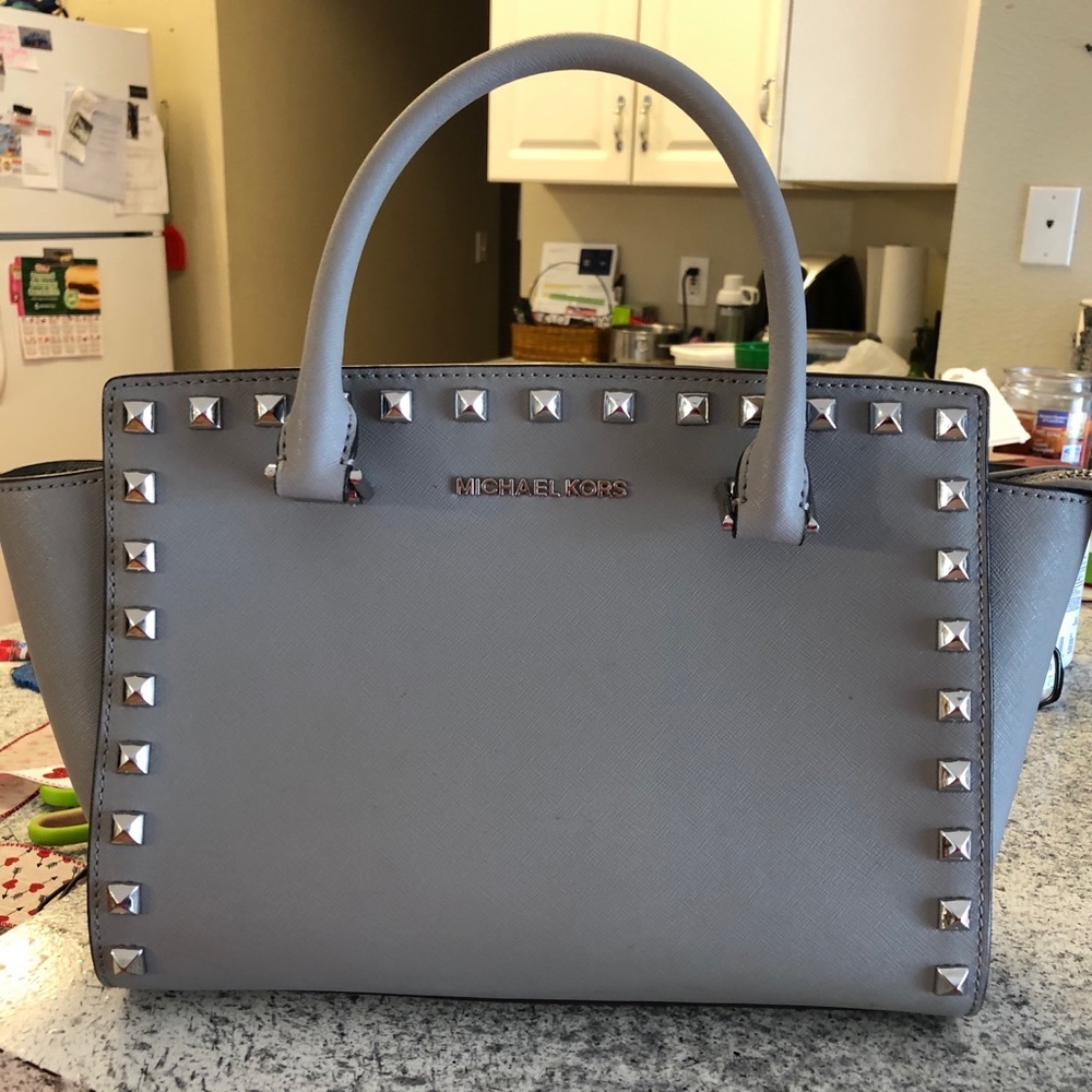 Michael Kors studded purse and wallet